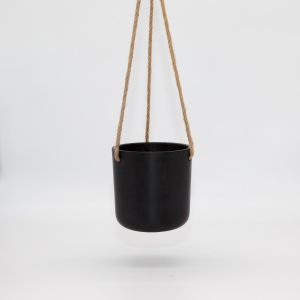 Austin Hanging Pot - Black