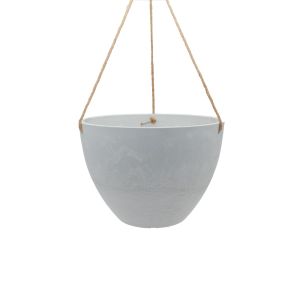 Boston Hanging Bowl - White Stone