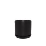 Medium Oslo Planter Jet Black