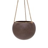 Large Orbit Hanging Planter Coffee