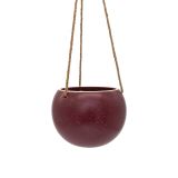 Small Orbit Hanging Planter Ruby