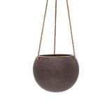 Small Orbit Hanging Planter Coffee