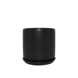 Large Oslo Planter Jet Black